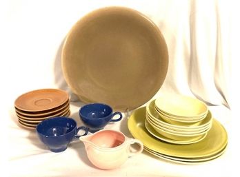 Collection Of Vintage Mid-century Modern Russel Wright Dishware And Russell Wright Style