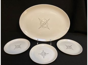 Vintage Mid-century Eva Zeisel Fantasy Dishware By Hall