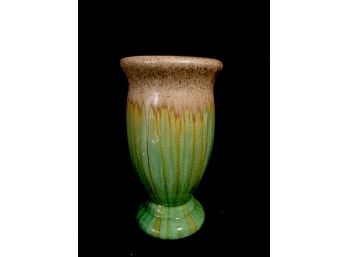 Earth-tone Drip Glaze Pottery Vase