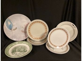 Assortment Of Vintage Mid-century Modern Dishware - 9 Pieces