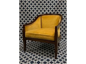 Vintage Mid-century Modern Tub-back Lounge Chair