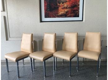 Vintage Antarenni Industries Chrome Side Chairs