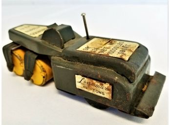 Vintage Linemar Toys Road Roller, Tin Litho Friction