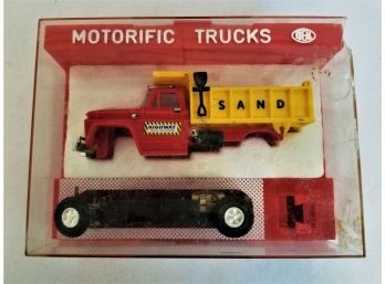 Vintage Ideal Motorific Truck Mighty Hauler Dump Truck Case Complete