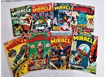 20 Cent  DC Comics 1972-1973  'Mister Miracle Super Escape Artist'  #9,10,11,12,13,14,15,17