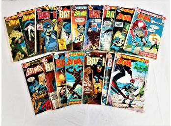 Sixteen 20 Cent DC Comics Batman Comic Books: #103-110, 244-250 & 253