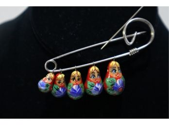 Russian Dolls Pin