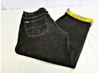 Men's Pepe Jeans London Black Cuffed Jeans Size 38