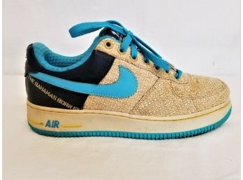 Vintage Nike Air Force 1 Premium Thompson Bahamas Born Sneakers - Size 9