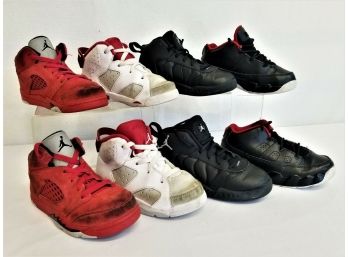 Four Pairs Nike Air Jordan Children's Sneakers - Size 9C & 10C