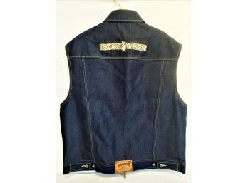 Men's RocaWear Dark Blue Denim Vest Size XL