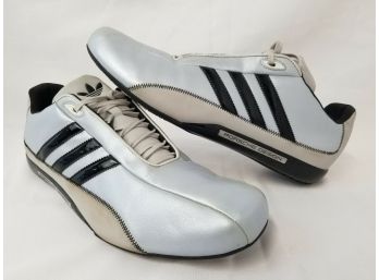 RARE Men's Adidas Porsche Design Sports SX Silver Driving Shoes 098326 - Size 12