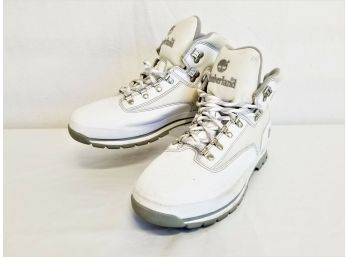 Men's Timberland Hiking Boots White Gray Size 12