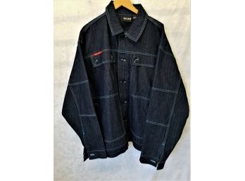 Vintage Men's Delf Jean Innovation Denim Jacket - Size 2XL