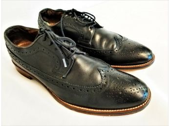 Men's Johnston & Murphy Black Wingtip Oxford Shoes Size 11M