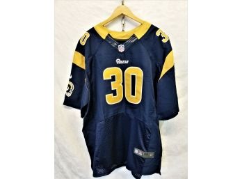 Nike Todd Gurley II #30 Authentic Los Angeles Navy Rams Jersey Size 4XL