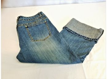 Women's Michael Kors Studded Cuffed Capri Jeans - Size 14