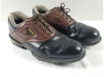 FOOTJOY Gel FUSION GF II Optiflex Black Brown Saddle Golf Shoe 59987