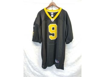 Reebok Drew Brees #9 New Orleans Saints Authentic Game Jersey Size 58 NWT