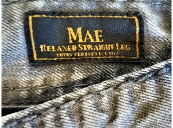 Men's Rivet De Cru Black 'Mae' Stonewashed Jeans Size 36W X 32L