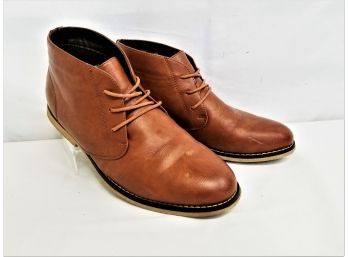 Men's London Fog Casual Brown Lace Up Ankle Boots  Size 12M