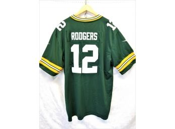 Aaron Rodgers #12 Authentic Nike NFL Green Bay Packers Jersey Size 60 (4XL)L2