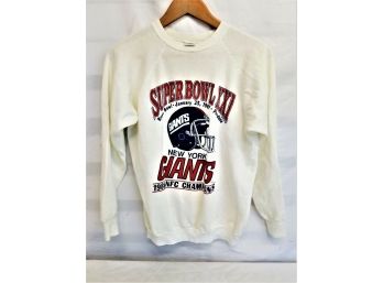 RARE Vintage 1987 Giants Super Bowl XXI NFC Champions Sweatshirt Size L