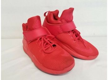 NIKE Kwazi Action Red Sneakers/Shoes Size 9.5 Men's High Tongue Mid Top