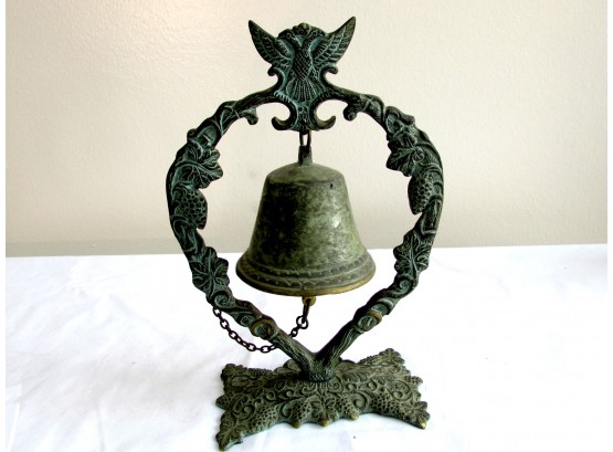 Bronze Bell On Stand