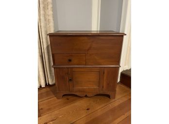 Blanket Chest With Drawer And Cabinet.