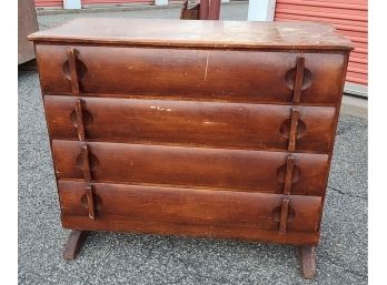 Vintage Cushman 4 Drawer Dresser