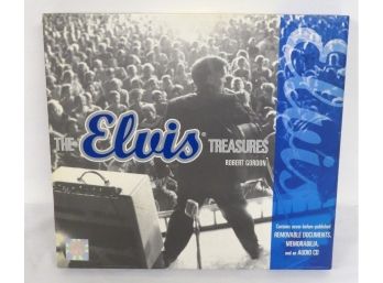 First Edition - The Elvis Treasures - W/slip Cover - Interesting Book Detailing His Life W/artifacts