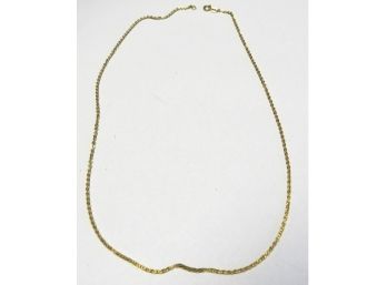 18K Yellow Gold Link Chain 6.2' Grams 20' Length