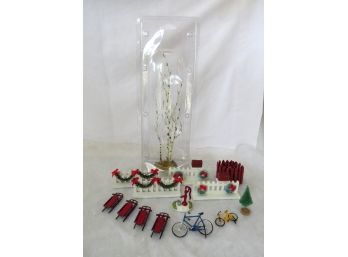 Accessory Pieces For A Christmas Village