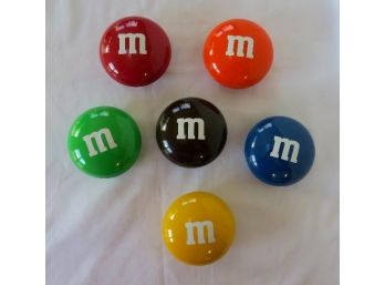 Set Of 6 M&M Candy Tins