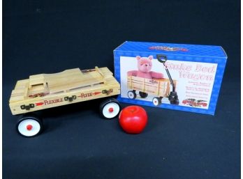 Flexible Flyer Toy Stake Bed Wagon New In Box Never Assembled - Lot 1