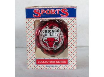 Sports Collectors Series Chicago Bulls Glass Ornament
