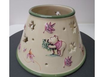 Winnie The Pooh Disney Themed Ceramic Candle Shade - Perfect Topper For Your Jar Candles Yankee Candles, Etc.