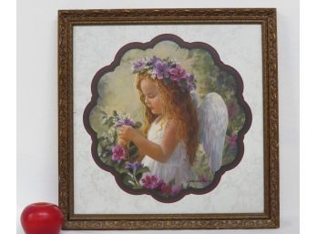 Little Red Headed Angel Print By Laurie Snow Hein - Just Beautiful