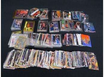 Large Lot Of Basketball Cards Most Early 1990's, Many In Hard Plastic Sleeves