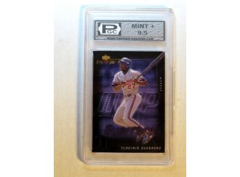 2002 Upper Deck MVP Baseball Card # 207 Vladimir Guerrero PGC Graded Mint 9.5