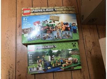 NEW - Two Minecraft Lego Sets