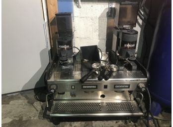 Rancilio Commercial Expresso Machine, Two Grinders & Accessories