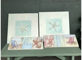 Four Piece Beachy Picture Lot