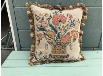Handcrafted Needlepoint Pillow