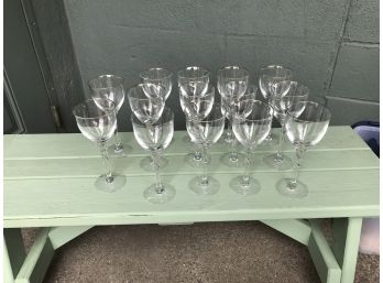 14 Lenox Wine Glasses