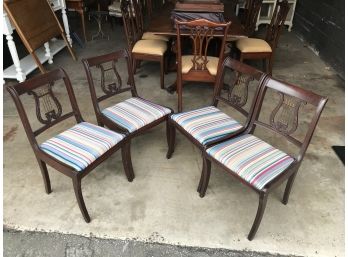 Four Mahogany Chairs
