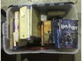 Box Of Books ~ Harry Potter Soft Cover Plus So Much More