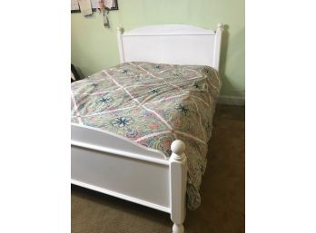 White Full Size Bed