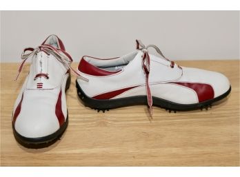 Footjoy LoPro Collection Golf Shoes And Suede Travel Case - Size 10